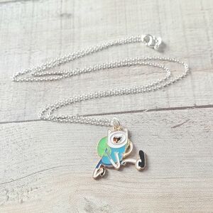 Adventure Time Necklace Finn